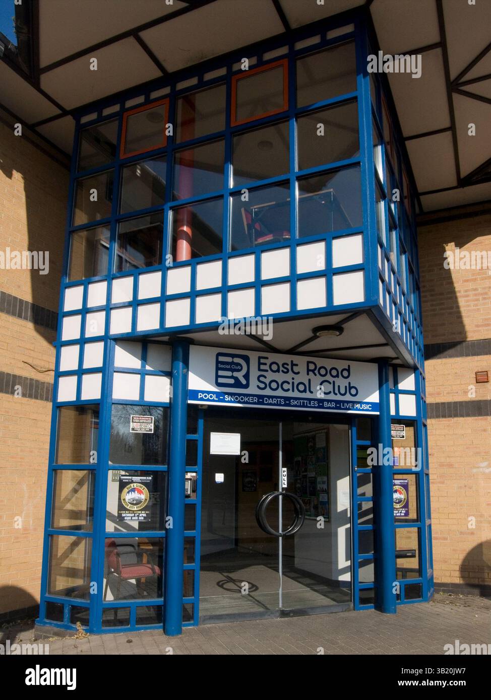 East Road social Club Banque D'Images