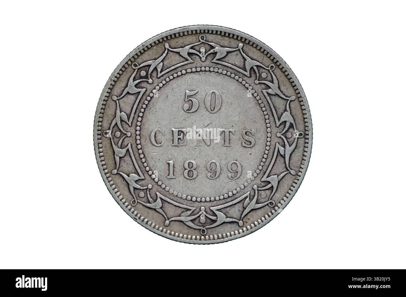 50 cents de Terre-Neuve Banque D'Images