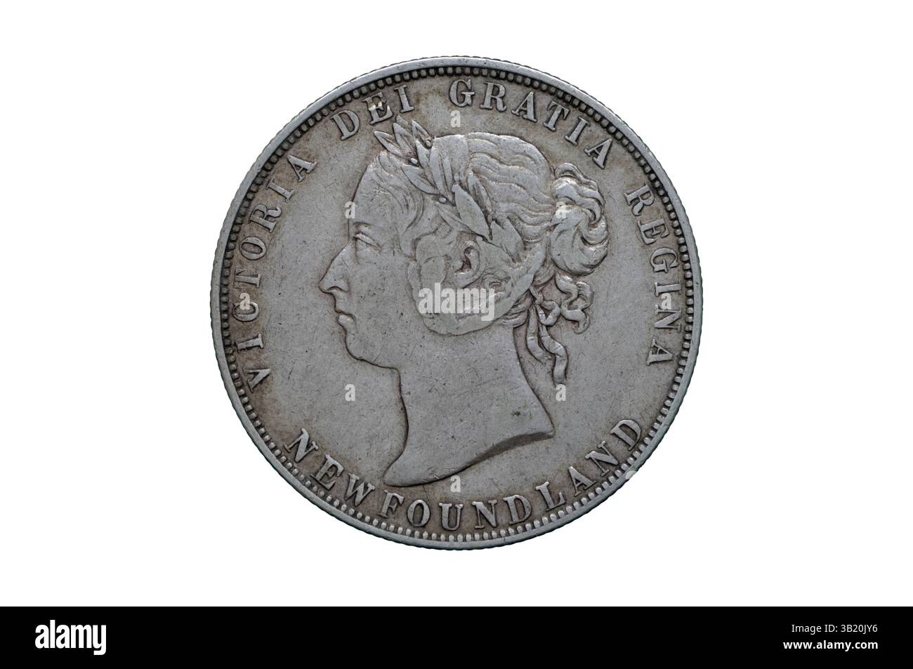 50 cents de Terre-Neuve Banque D'Images