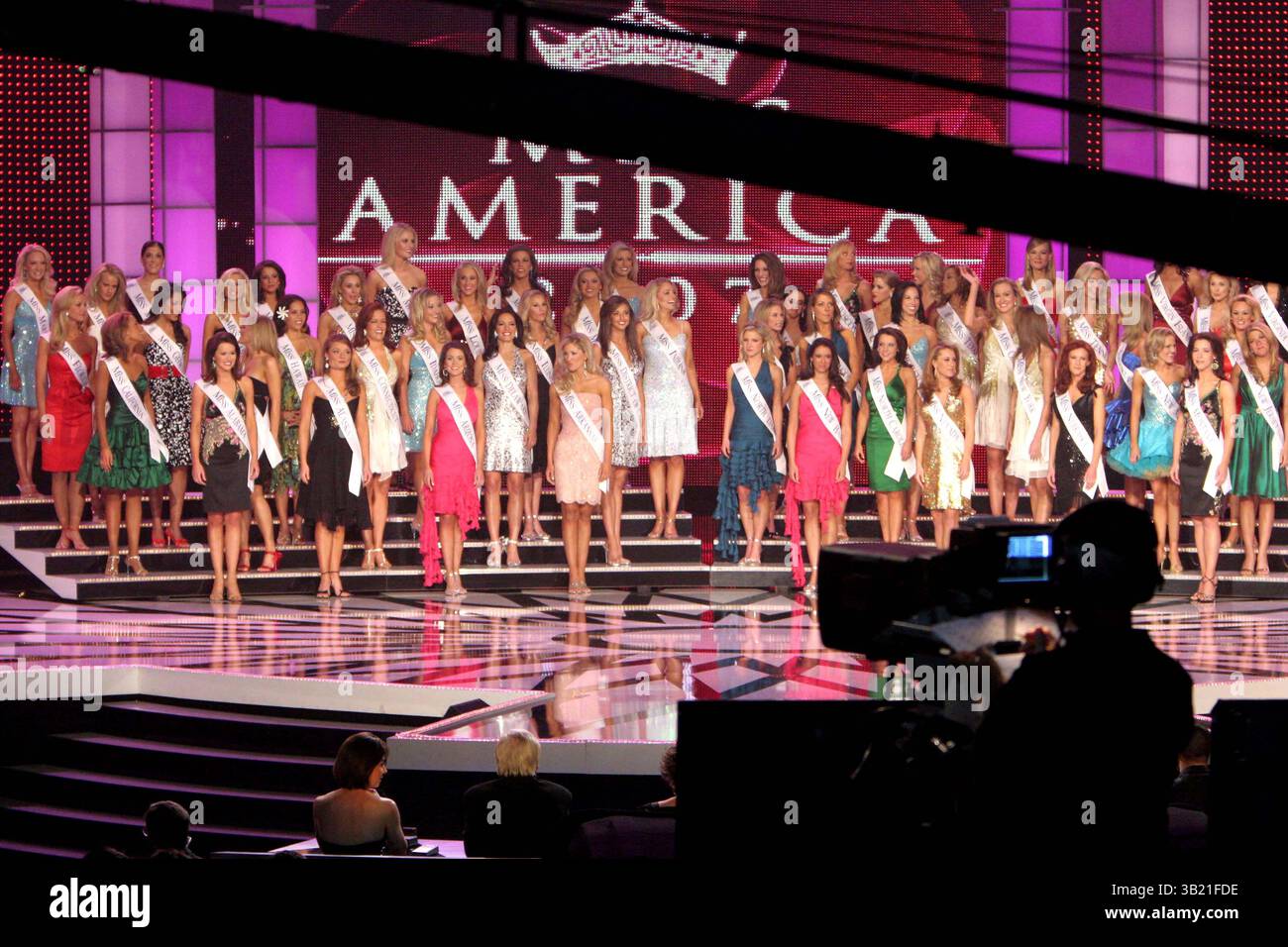 30 janvier 2007 - Hollywood, Californie, États-Unis - K51549EG.2007 MISS AMERICA PAGEANT - SPECTACLE. HÔTEL ALADDIN ET CASINO RESORT, LAS VEGAS, NEVADA 01-29-2007. - 2007.(crédit image : © Ed Geller/Globe photos/ZUMAPRESS.com) Banque D'Images
