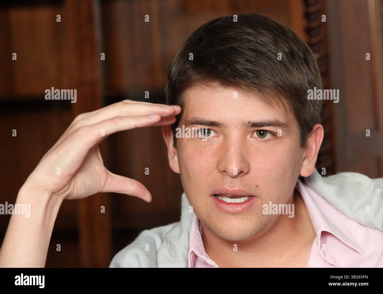 21 janvier 2011 - (/X/X) BogotÃ enero 21 de 2011 Miguel Uribe Turbay hijo de la periodista Diana Turbay asesinada por el Cartel de Medellin foto Rodrigo SepÃºlveda /El Tiempo CrÃ©dito : CEET FotÃ³grafo : RODRIGO SEPÃšLVEDA (crédit image : © El Tiempo/GDA/ZUMAPRESS.com) Banque D'Images