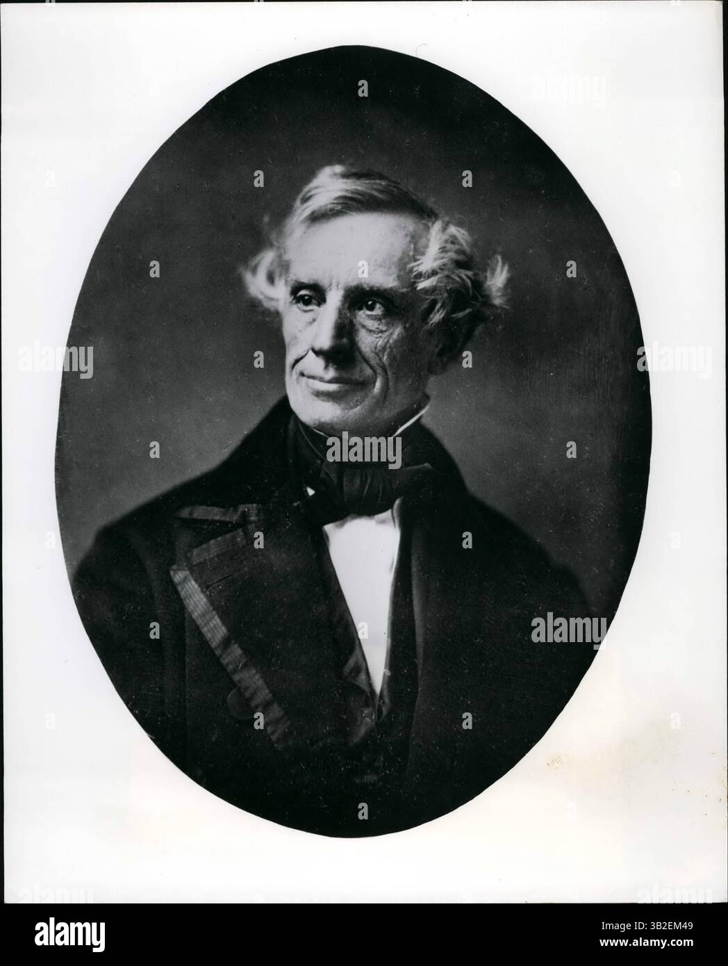 29 février 2012 - Samuel F . B. Morse : photo de Samuel F.B. Morse, inventeur du télégraphe, prise à l'âge de 59 ans après avoir envoyé le premier télégramme en 1844. (Crédit image : © Keystone Pictures USA/ZUMAPRESS.com) Banque D'Images