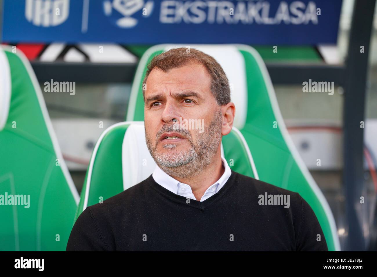 Radom, Pologne. 27 avril 2025 Joao Henriques lors du match Radomiak Radom vs Lech Poznan PKO Ekstraklasa au stade Radomiak. Crédit : Igor Jakubowski/Alamy Live News Banque D'Images