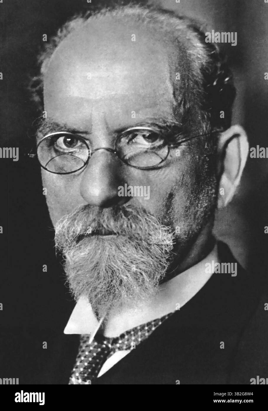 Edmund Husserl, Edmund Gustav Albrecht Husserl (1859 – 1938) philosophe et mathématicien autrichien-allemand Banque D'Images