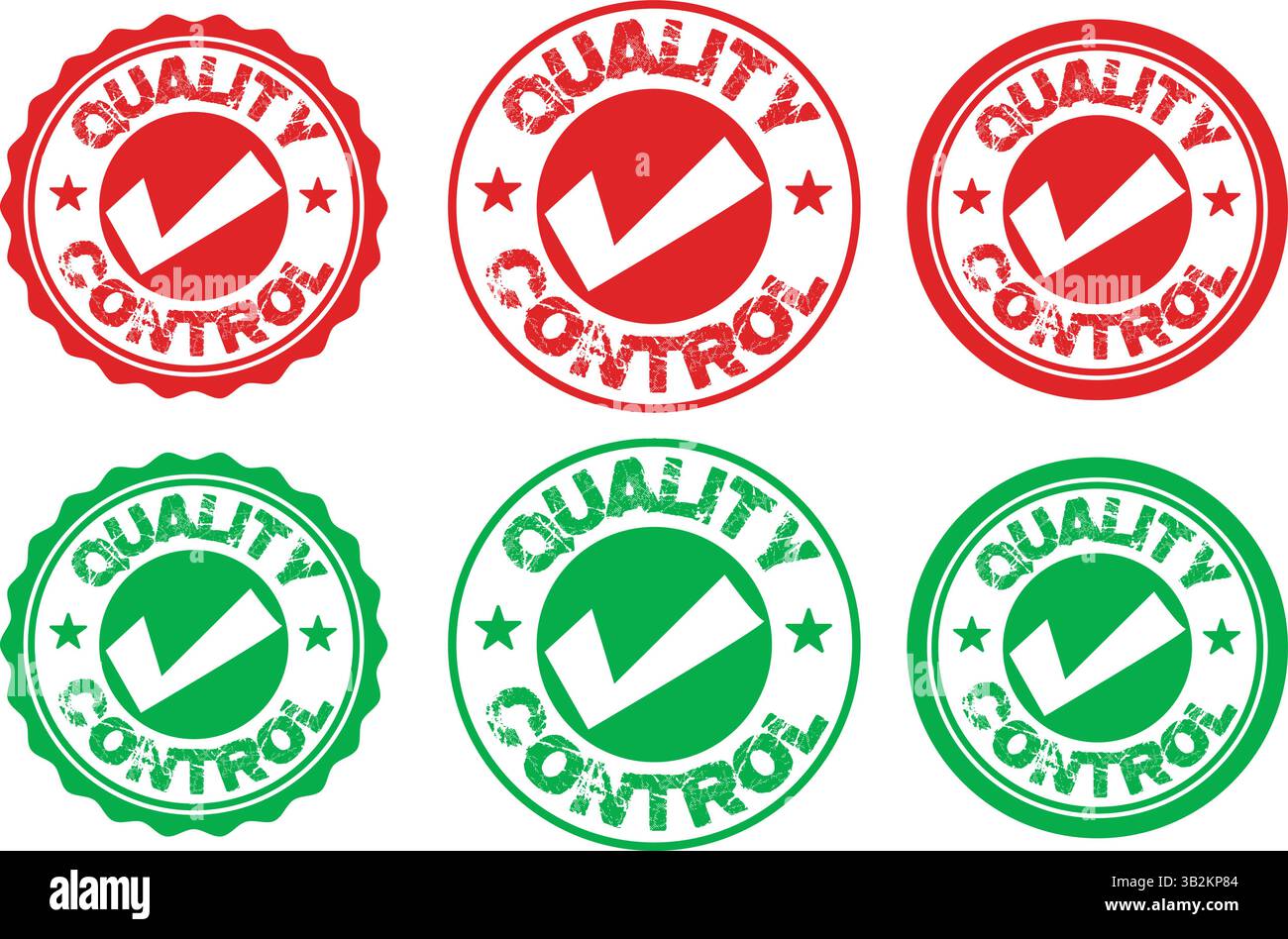 'Quality Control Stamp Vector Design - sceau d'inspection premium, badge de qualité vérifiée, timbre d'approbation pour les étiquettes de produit, l'emballage et le soutien-gorge d'affaires Illustration de Vecteur
