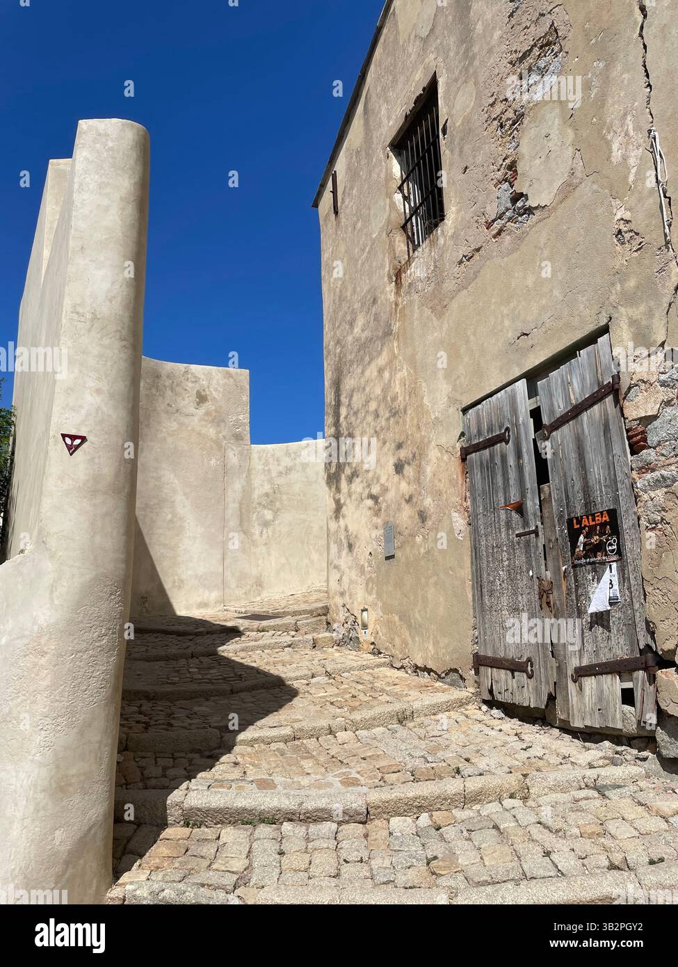 La Citadelle de Calvi en Corse Banque D'Images