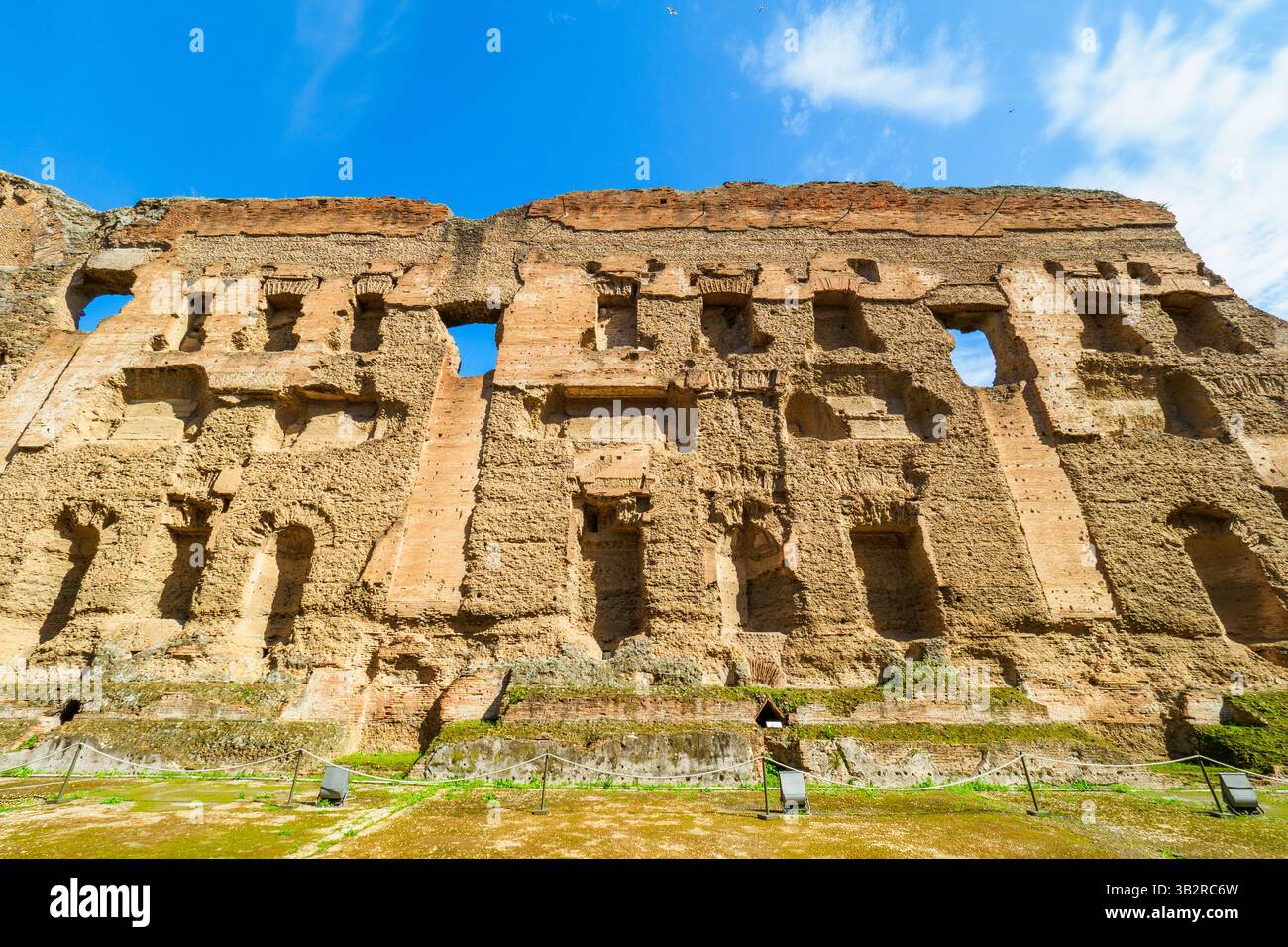 Natatio (piscine) - bains de Caracalla - Rome, Italie Banque D'Images
