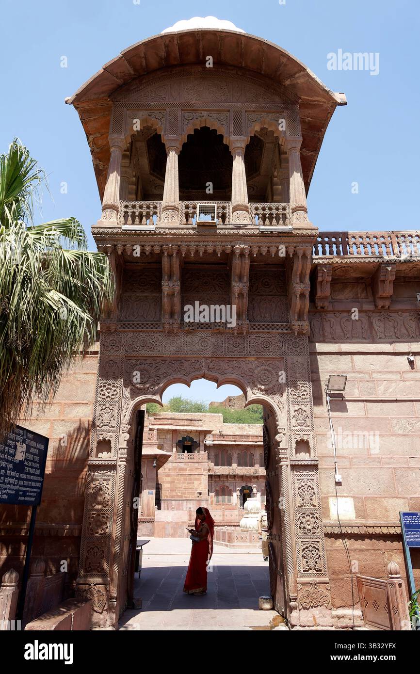 Musée du gouvernement de Mandore, jardin Mandore, Jodhpur, Rajasthan, Inde, Asie Banque D'Images