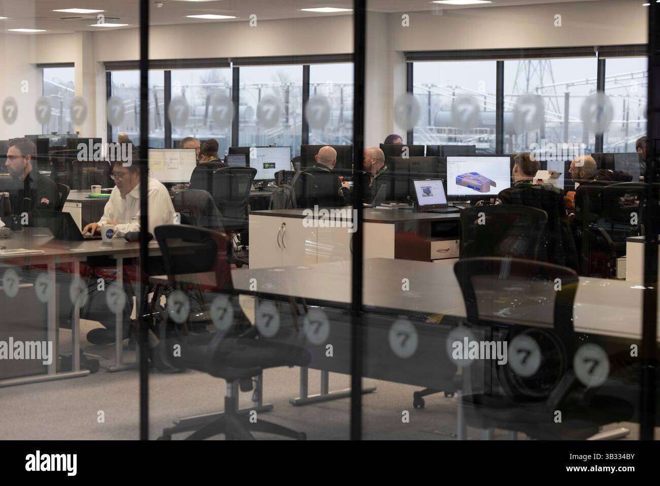 Résurgence des voitures de sport britanniques, usine de voitures Caterham à Dartford, Kent, Angleterre, Royaume-Uni Banque D'Images