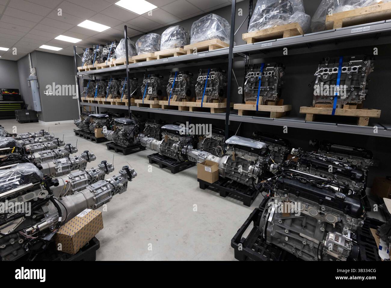Résurgence des voitures de sport britanniques, usine de voitures Caterham à Dartford, Kent, Angleterre, Royaume-Uni Banque D'Images