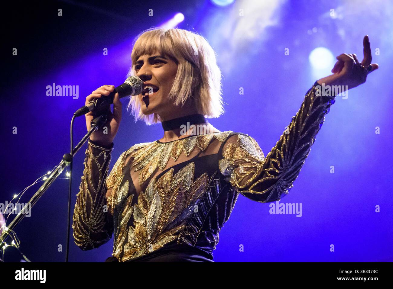 15 février 2016 - le groupe australien TIGERTOWN a donné un concert à guichet fermé au Phoenix de Toronto. En photo : ALEXI COLLINS, ELODIE CROWE, CHARLIE COLLINS, CHRIS COLLINS, KURT BAILEY (crédit image : © Angel Marchini via ZUMA Wire) Banque D'Images