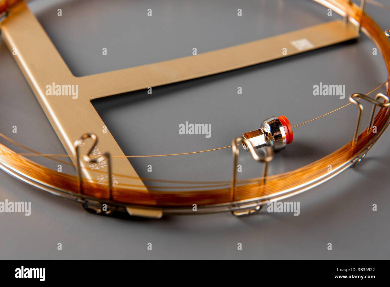 Colonne capillaire. EQUIPEMENT de colonne pour chromatographie en phase gazeuse. Banque D'Images