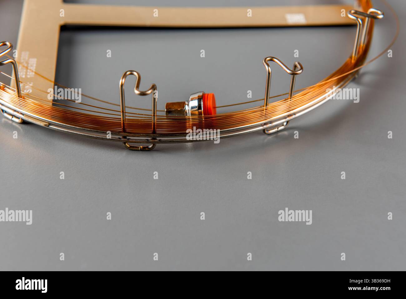 Colonne capillaire. EQUIPEMENT de colonne pour chromatographie en phase gazeuse. Banque D'Images