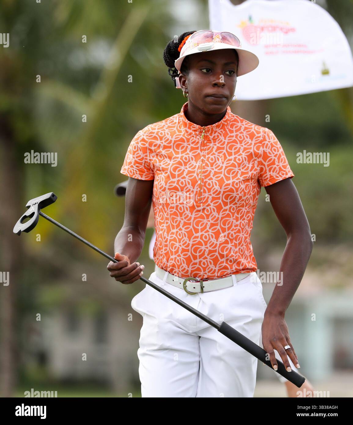 28 décembre 2017 : Georgia Oboh (Nigeria) lors du 54e Championnat International de Golf Junior Orange Bowl au Biltmore à Coral Gables, Floride. Mario Houben/CSM(image de crédit : &copy ; Mario Houben/CSM via ZUMA Wire) Banque D'Images