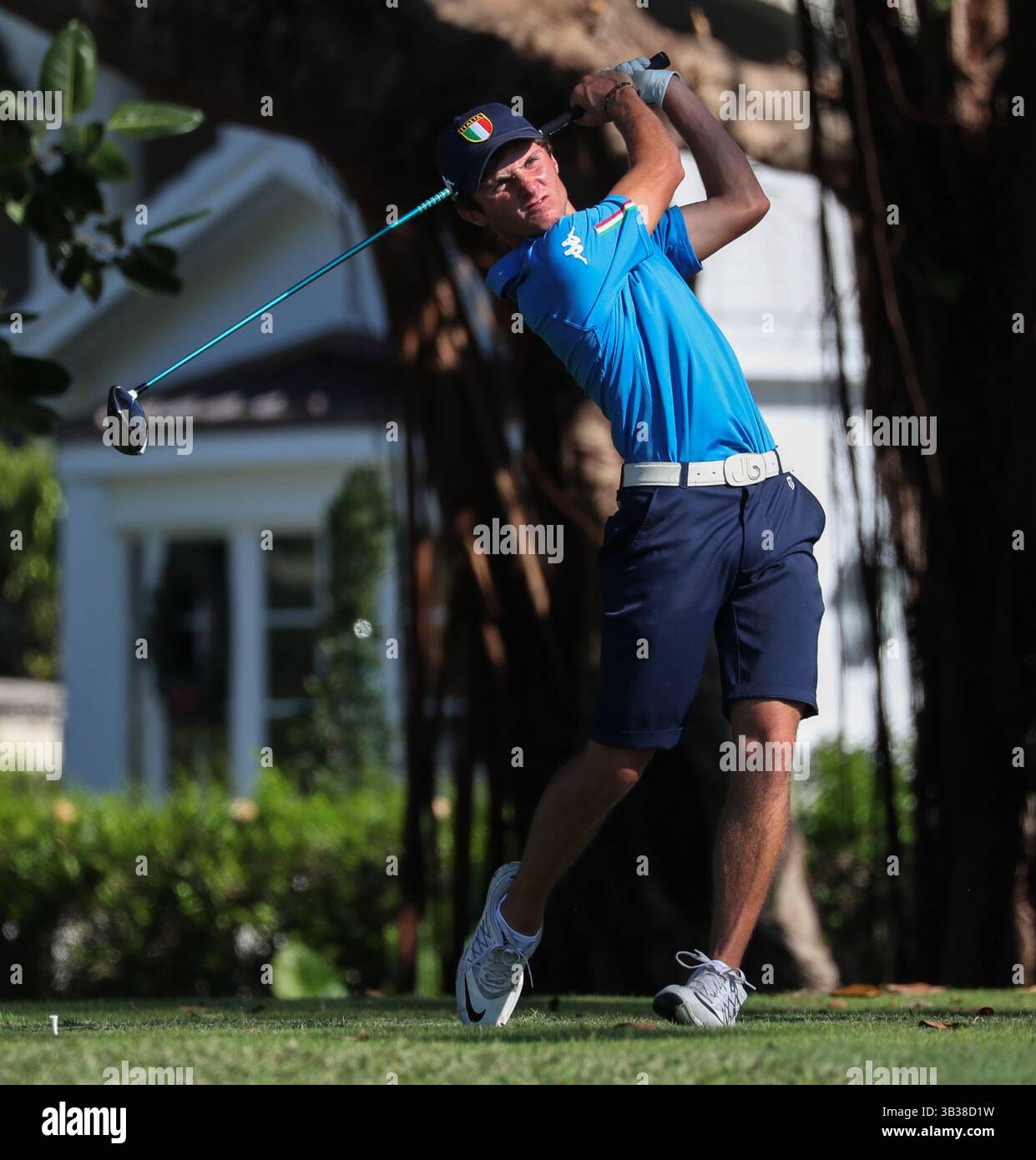 29 décembre 2017 : Andrea Romano (Italie) joue un tir au 54e Championnat International de Golf Junior Orange Bowl au Biltmore à Coral Gables, en Floride. Mario Houben/CSM(image de crédit : &copy ; Mario Houben/CSM via ZUMA Wire) Banque D'Images