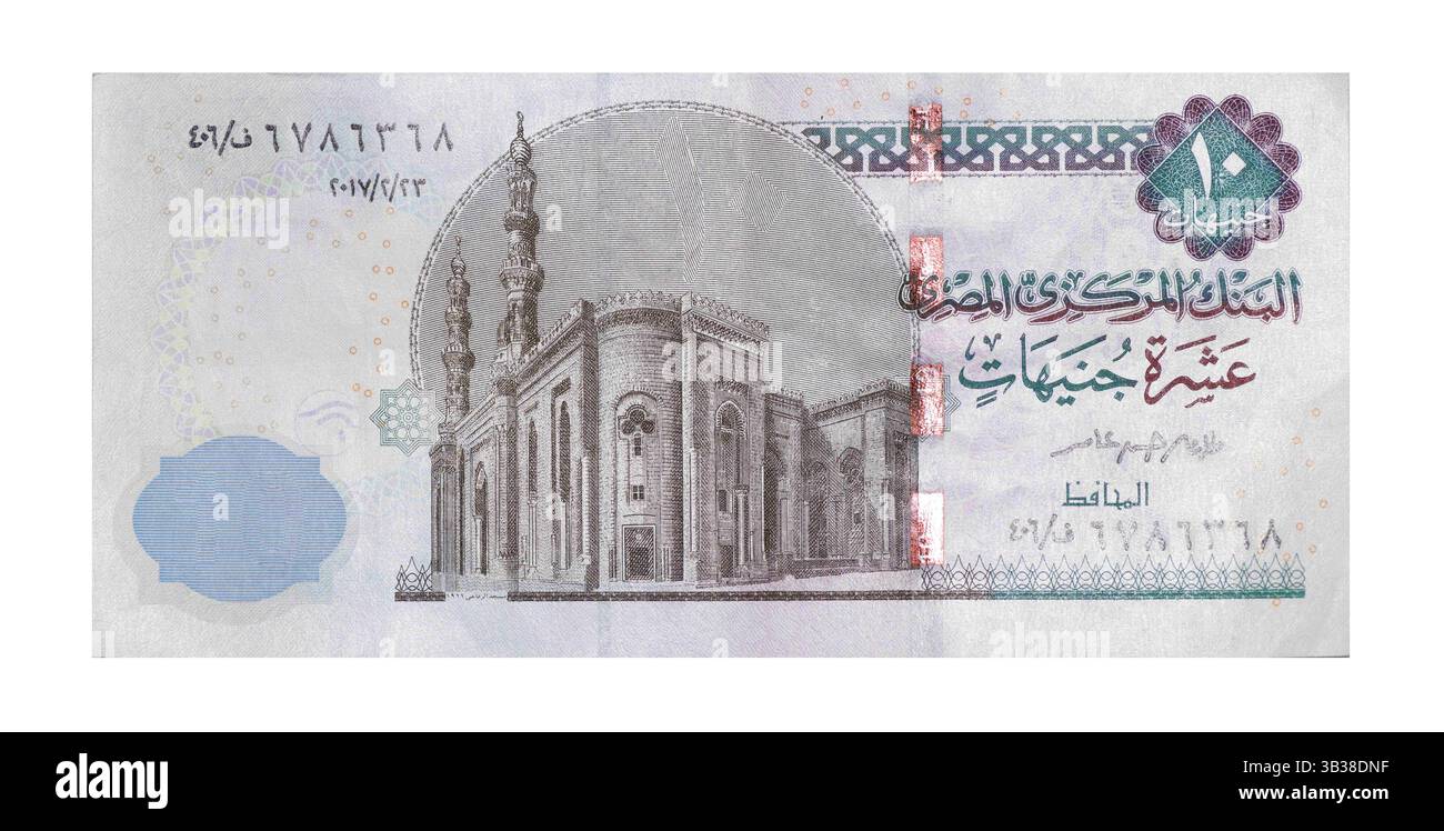12 novembre 2017 - Égypte - 10 livres égyptiennes (crédit image : © Andrey Nekrasov/ZUMA Wire/ZUMAPRESS.com) Banque D'Images