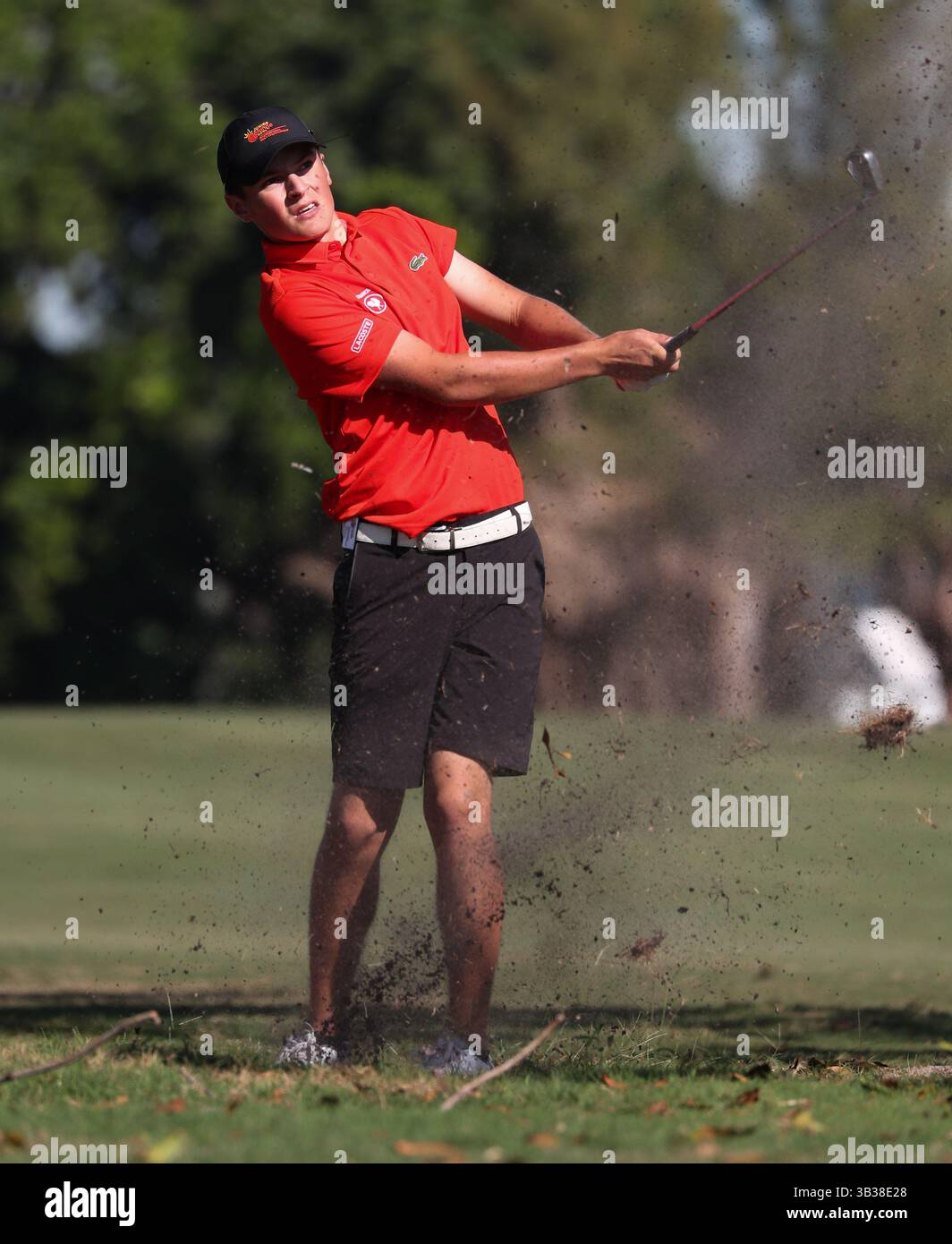 29 décembre 2017 : Pierre Pineau (France) joue un tir au 54e Championnat International de Golf Junior Orange Bowl au Biltmore à Coral Gables, en Floride. Mario Houben/CSM(image de crédit : &copy ; Mario Houben/CSM via ZUMA Wire) Banque D'Images