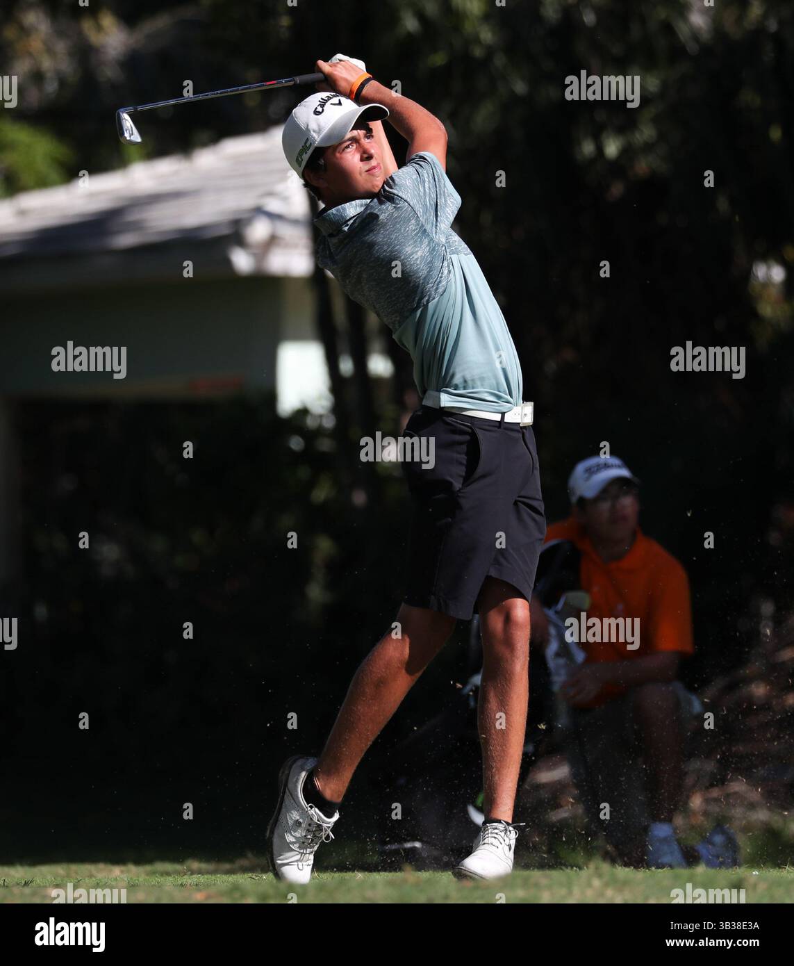 29 décembre 2017 : Fred Biondi (Brésil) joue un tir au 54e Championnat International de Golf Junior Orange Bowl au Biltmore à Coral Gables, en Floride. Mario Houben/CSM(image de crédit : &copy ; Mario Houben/CSM via ZUMA Wire) Banque D'Images