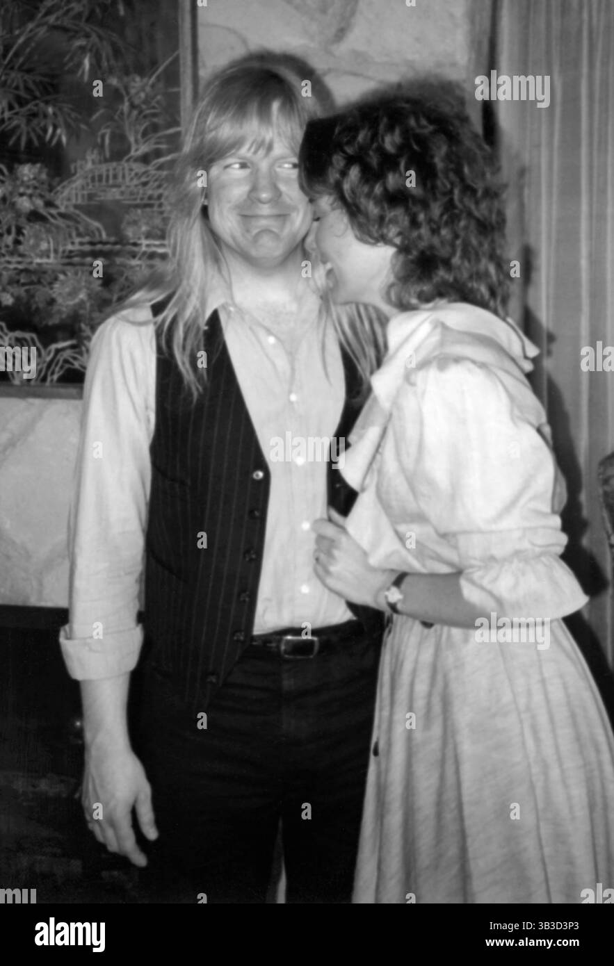 Larry Norman (1947 - 2008), chanteur/compositeur américain et producteur de disques, considéré comme un pionnier de la musique rock chrétienne (connue sous le nom de Jesus Music au début des années 1970). (ÉTATS-UNIS) Banque D'Images