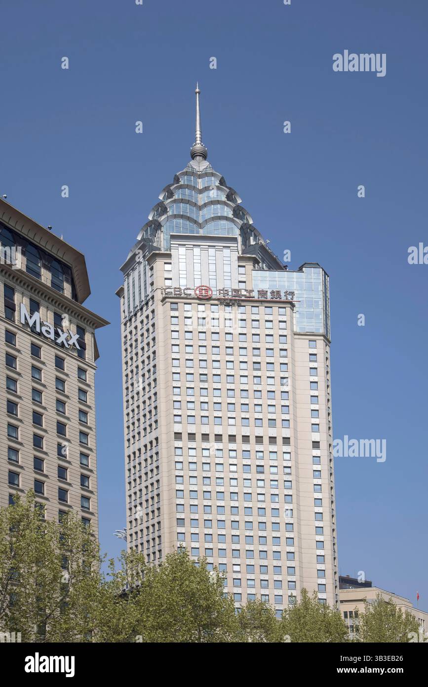 grands bâtiments dans la ville de shanghai chine Banque D'Images
