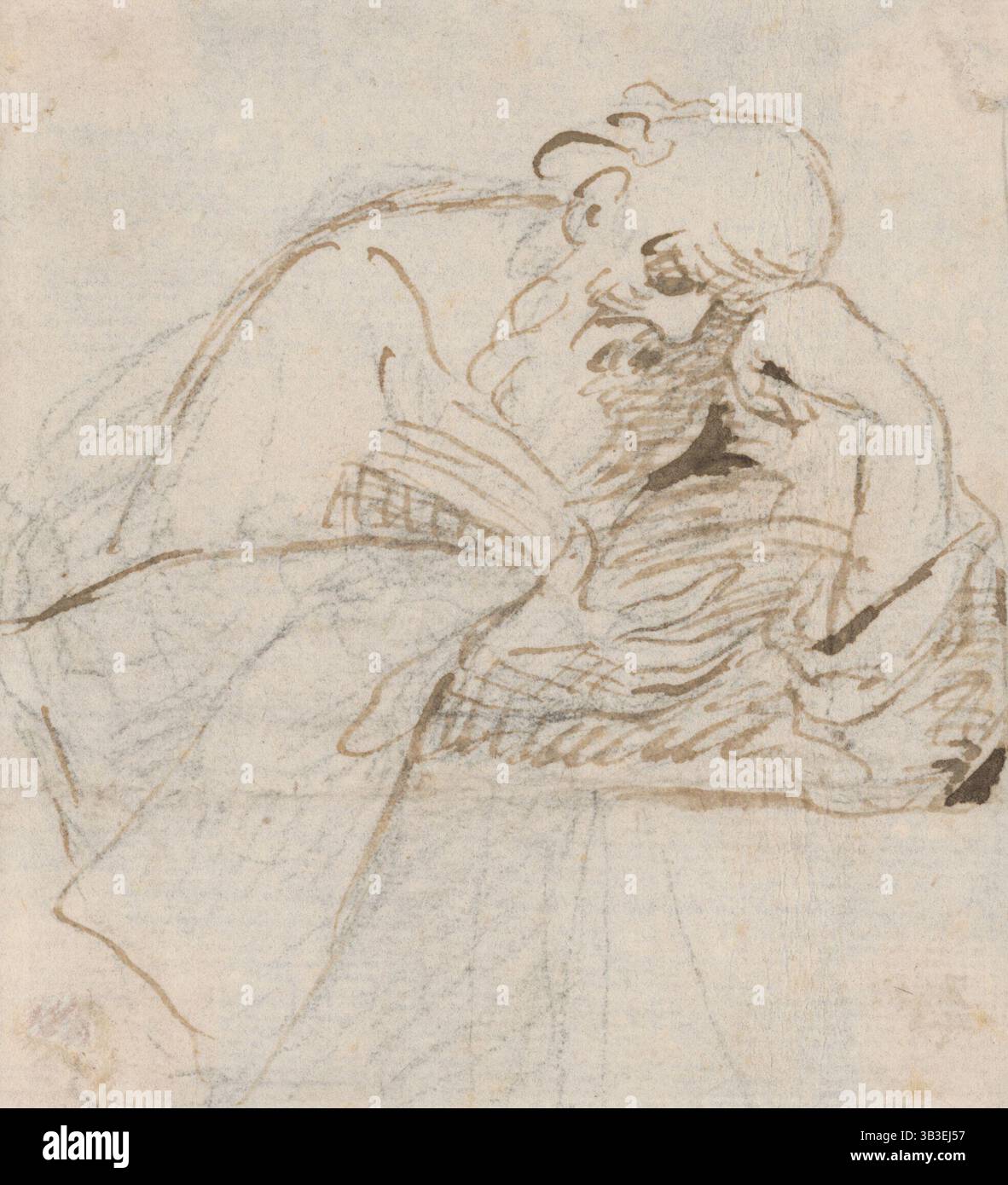 saint de lecture, 1601/1700. Banque D'Images