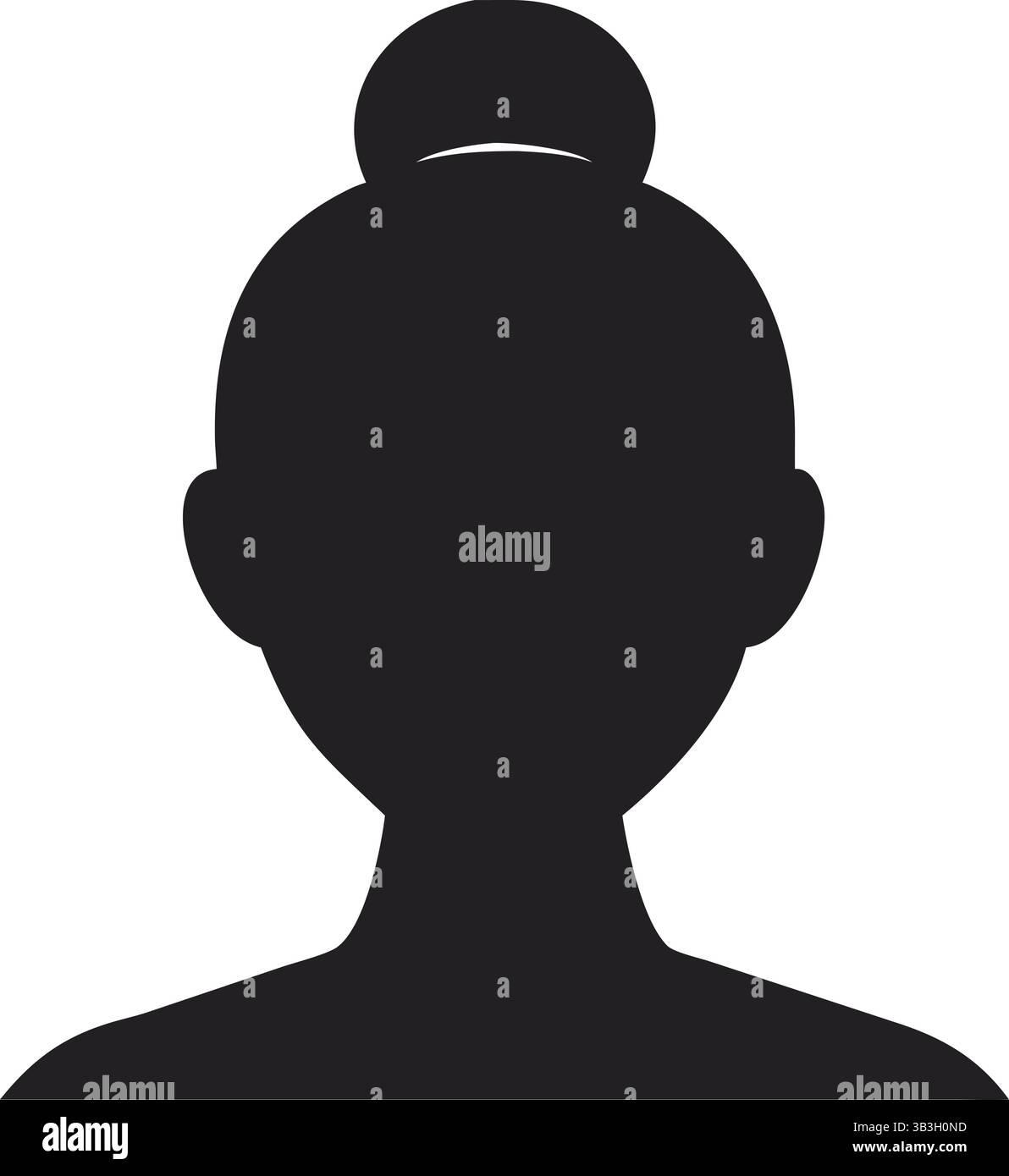 Silhouette féminine classique avec chapeau | intemporel | gracieux | chic Illustration de Vecteur