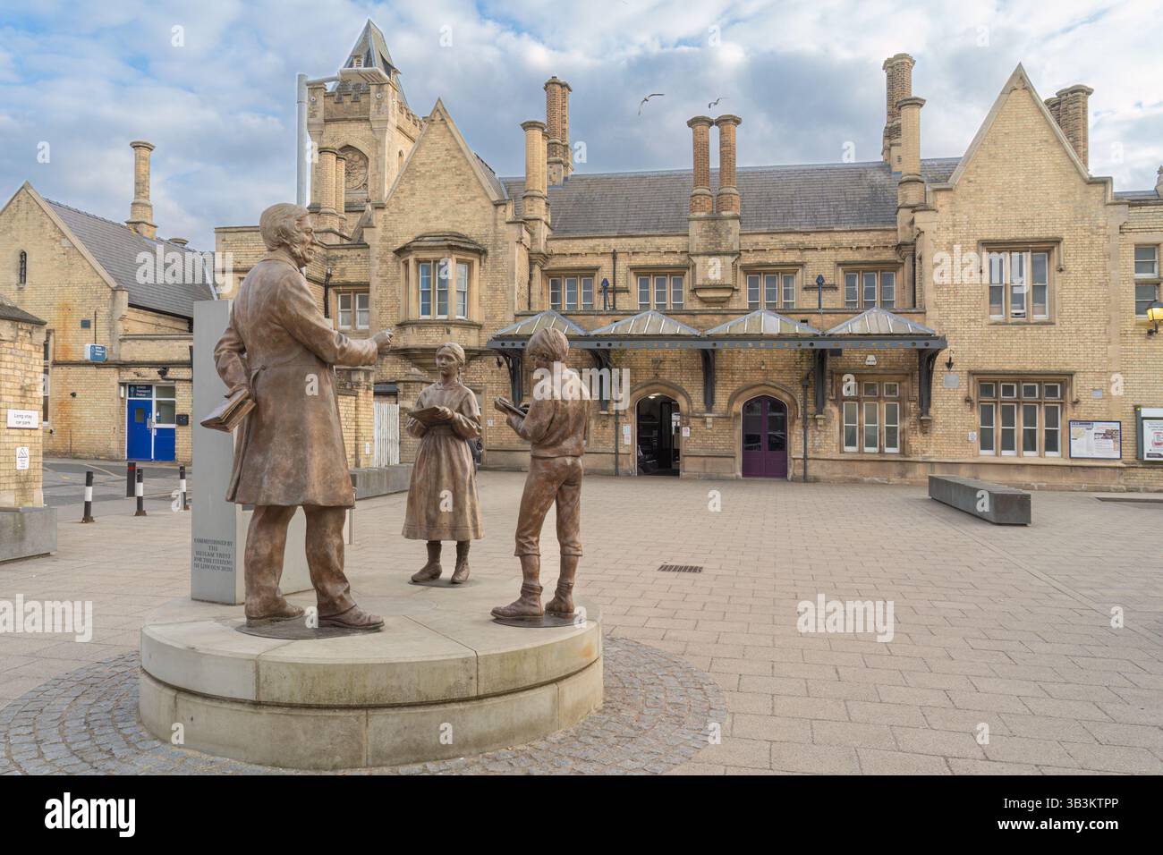 Gare de Lincoln en Angleterre Banque D'Images