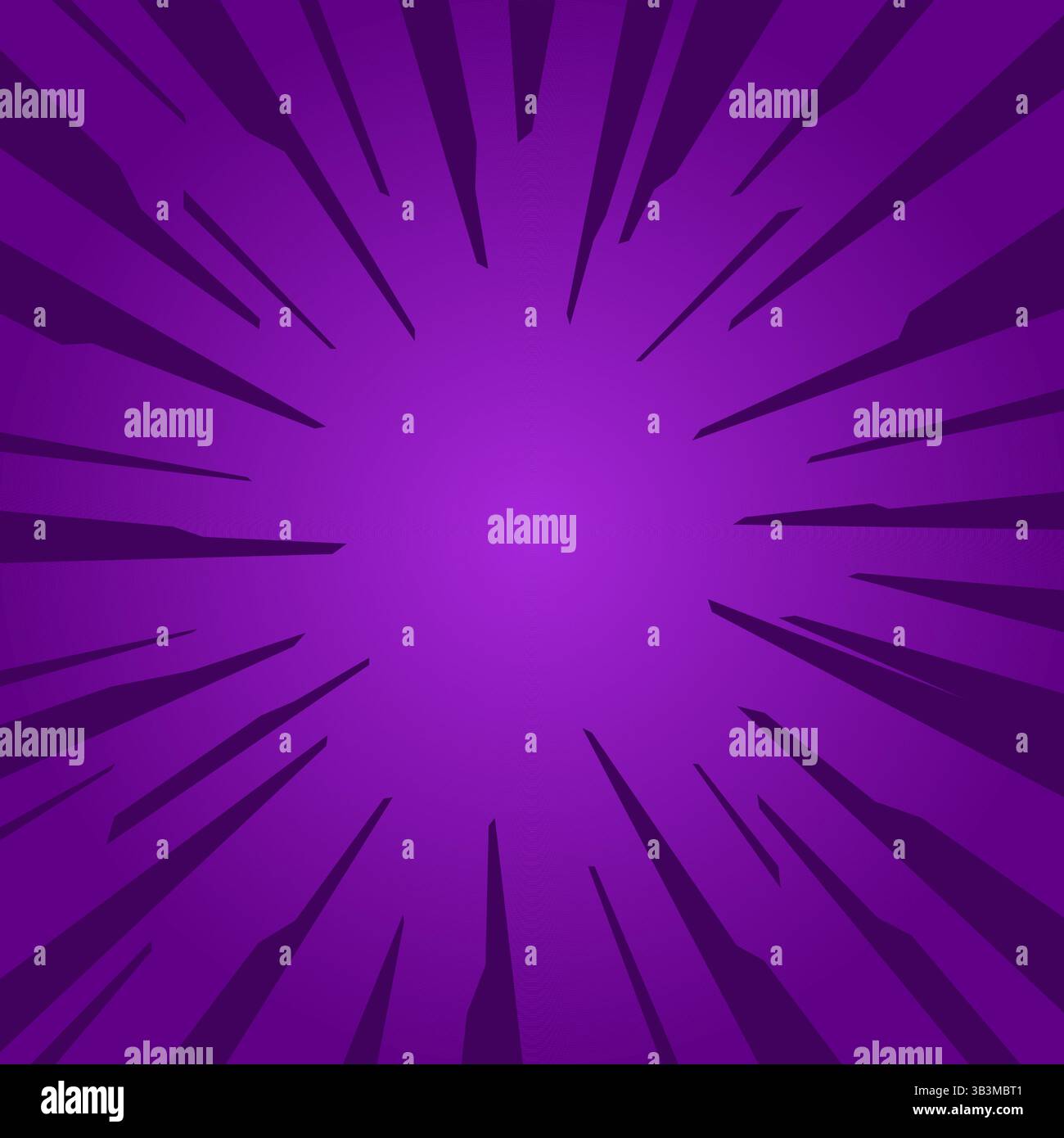 Modèle d'effet demi-ton de bande dessinée avec fond coloré radial Illustration de Vecteur