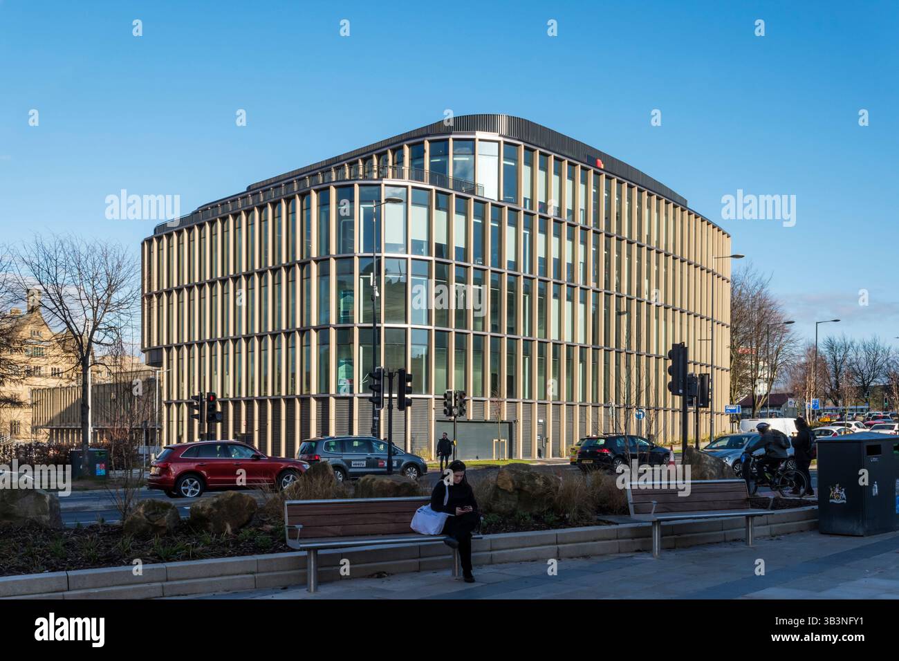 Un développement de bureaux City Park, Bradford, conçu par Sheppard Robson Architects pour Muse Developments. Achevé en 2023. Banque D'Images