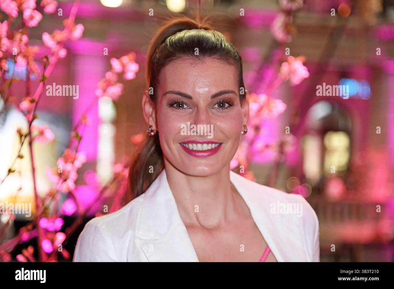 Rebecca Kunikowski beim Grande ouverture des W66 im Museum für Kommunikation in Berlin AM 29.04.2025 *** Rebecca Kunikowski à la Grande ouverture des W66 au Musée de la communication de Berlin le 29 04 2025 Banque D'Images