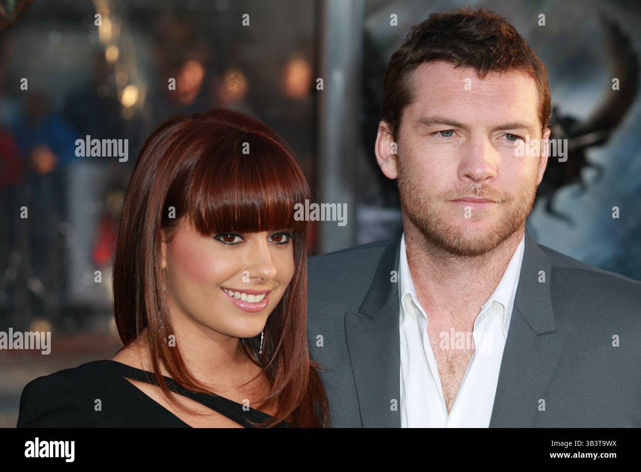 31 mars 2010 : Sam Worthington et sa petite amie Natalie Mark assistent à la première du Clash of the Titans au Grauman's Chinese Theater à Hollywood, en Californie. Crédit obligatoire : Brandon Parry / Southcreek Global (crédit image : © Brandon Parry via ZUMA Wire) Banque D'Images