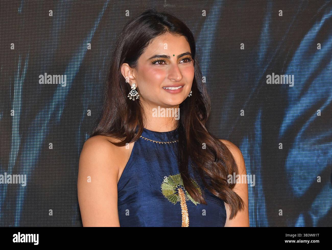 Mumbai, Inde. 29 avril 2025. L'actrice indienne Palak Tiwari est vue lors du lancement de la chanson 'Aaye Re Baba' de son prochain film 'The Bhootnii' à Mumbai. Crédit : SOPA images Limited/Alamy Live News Banque D'Images