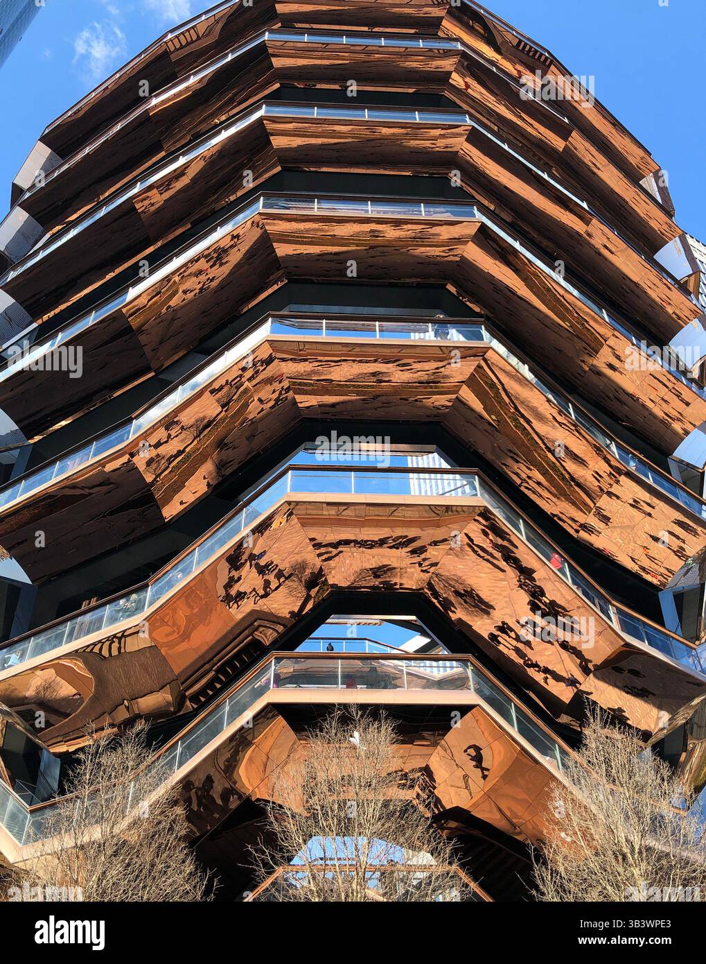 Gratte-ciel Hudson Yards, façades de bâtiments, photographie de rue de New York, architecture moderne, paysage urbain, Manhattan, NYC, NY, ÉTATS-UNIS Banque D'Images