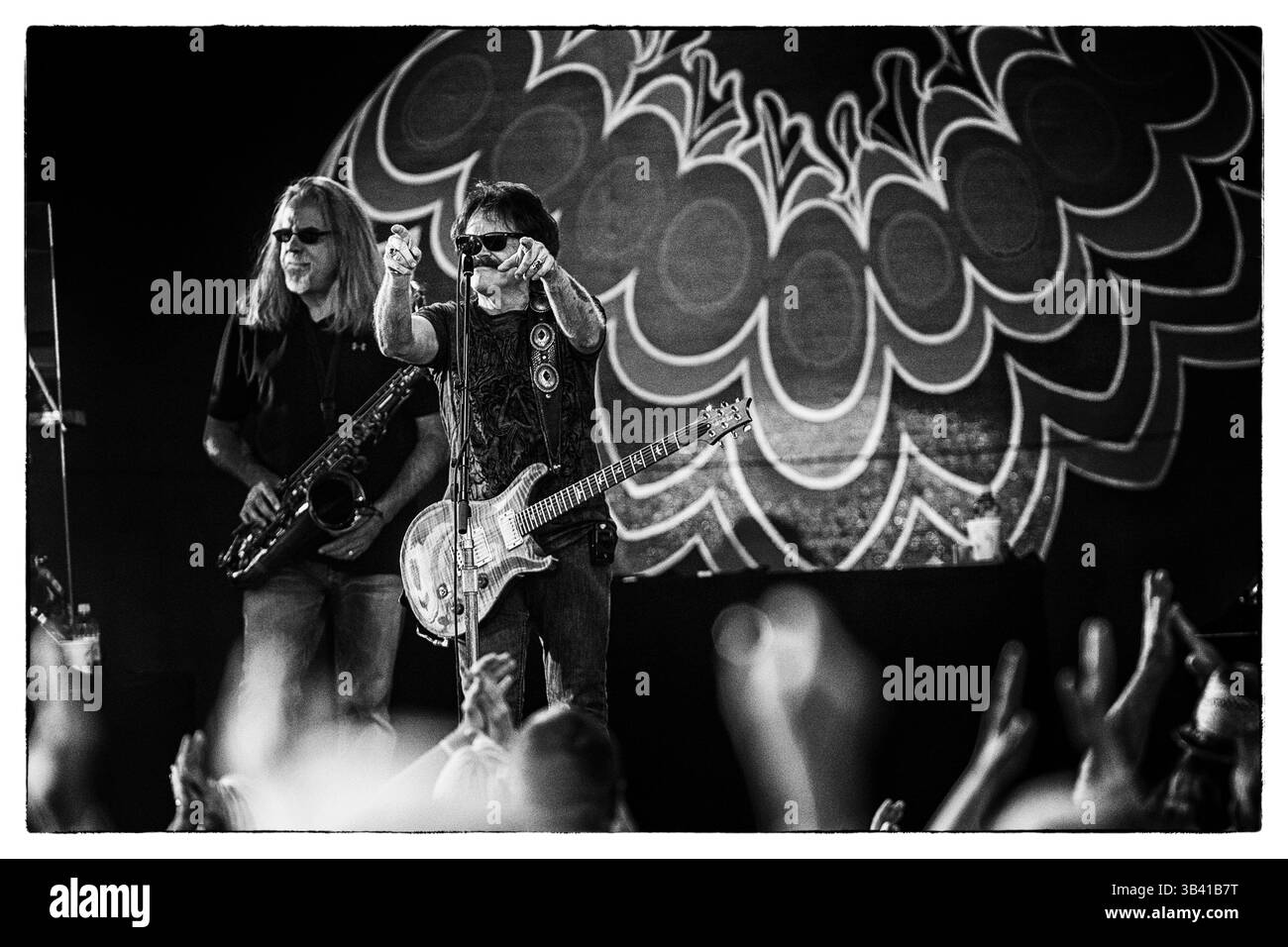 16 juin 2015 - Bend, Oregon, États-Unis - les Doobie Brothers jouent à l'amphithéâtre les Schwab à Bend, Oregon (crédit image : © Mike Albright via ZUMA Wire) Banque D'Images