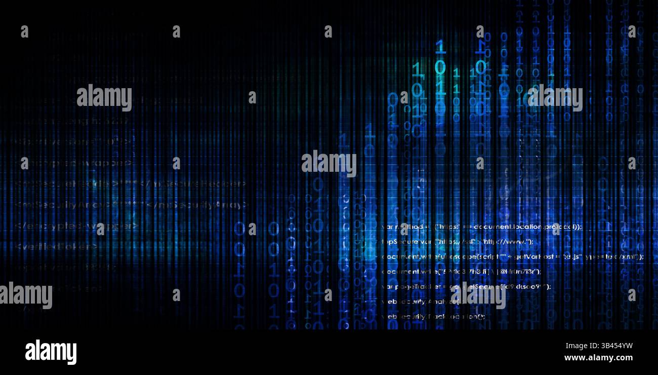 Données numériques Système de traitement de l'information Business Intelligence Banque D'Images