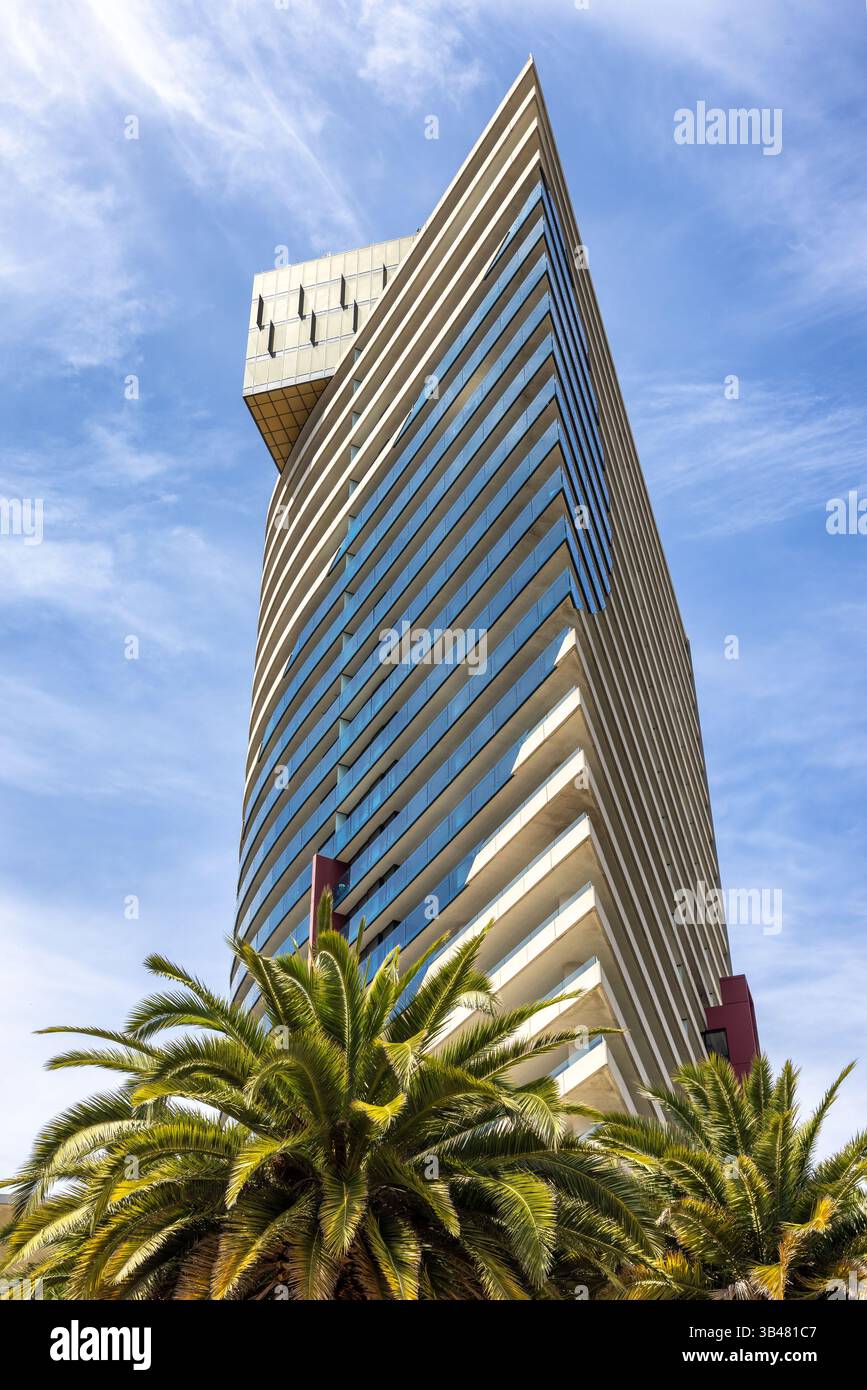 Melbourne, Australie - 21 janvier 2023 : Yarra Edge Tower 1, dans la région des docklands de la ville sur la rive sud de la rivière en été. Yarra's Edge est haut de gamme Banque D'Images