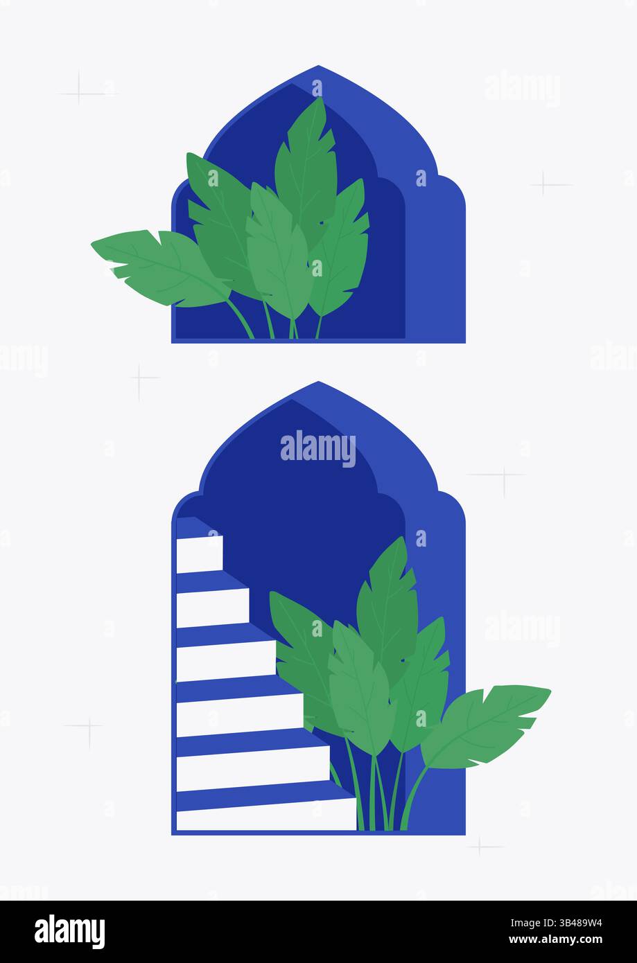 Grèce Santorin vue. Illustration de bâtiments blancs grecs. Culture et architecture européennes méditerranéennes. Vecteur de style vintage art simple Illustration de Vecteur