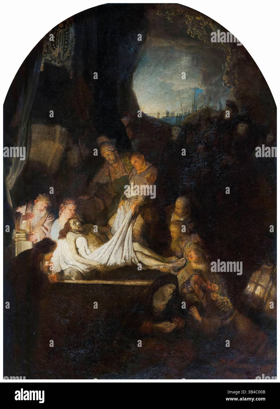 Rembrandt van Rijn, la tombe, peinture à l'huile sur toile, 1635-1639 Banque D'Images Rembrandt van Rijn, la tombe, peinture à l'huile sur toile, 1635-1639 Banque D'Images