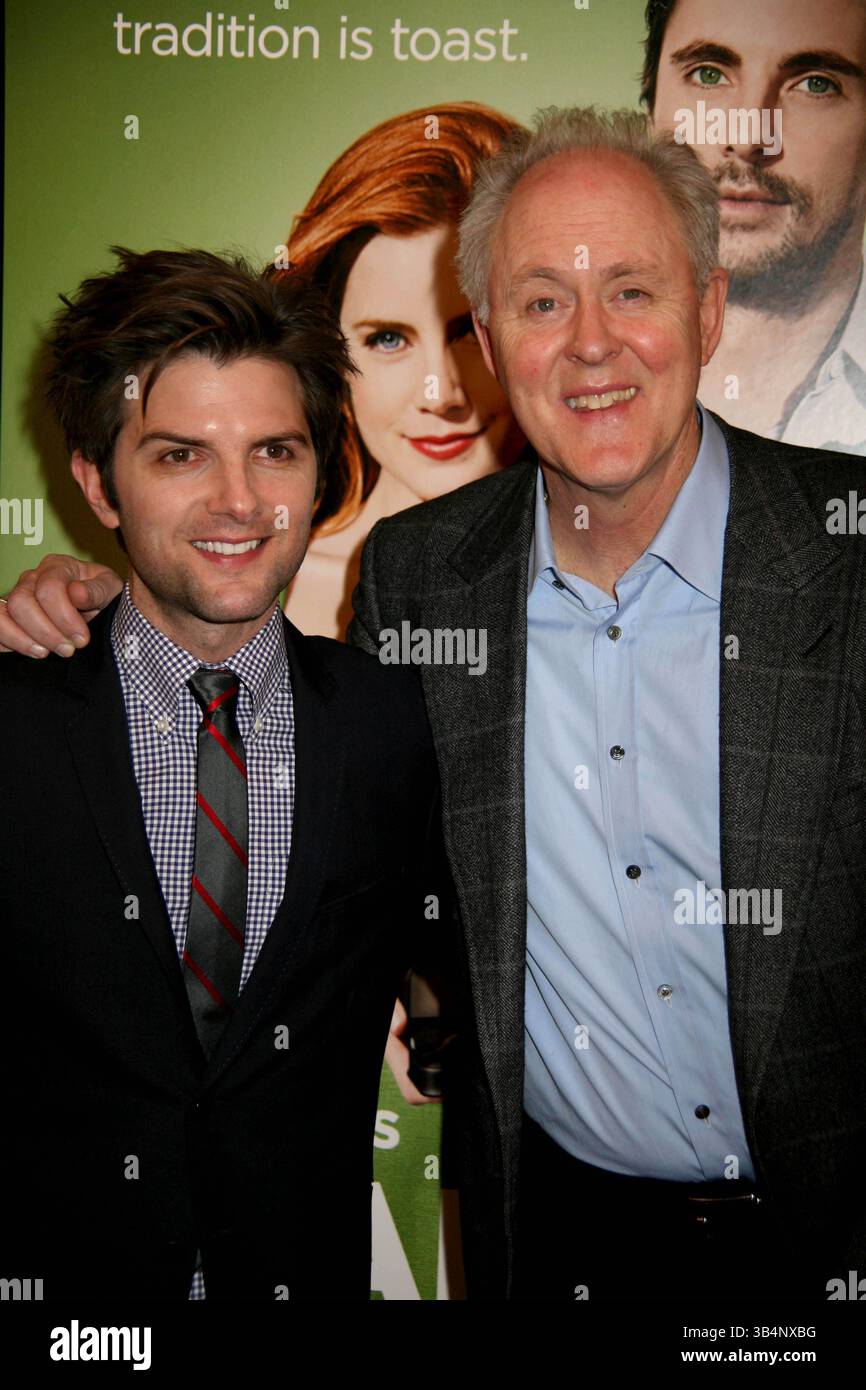 06 janvier 2010 - New ork, New ork, États-Unis - la première mondiale de ''Leap Ear''.Directors Guild of America Theater, NC.01-06-2010.photos b , photos Inc 2010.ADAM SCOTT et JOHN LITHGOW.K63673SMO(crédit image : © Sonia Moskowitz/Globe photos/ZUMApress.com) Banque D'Images