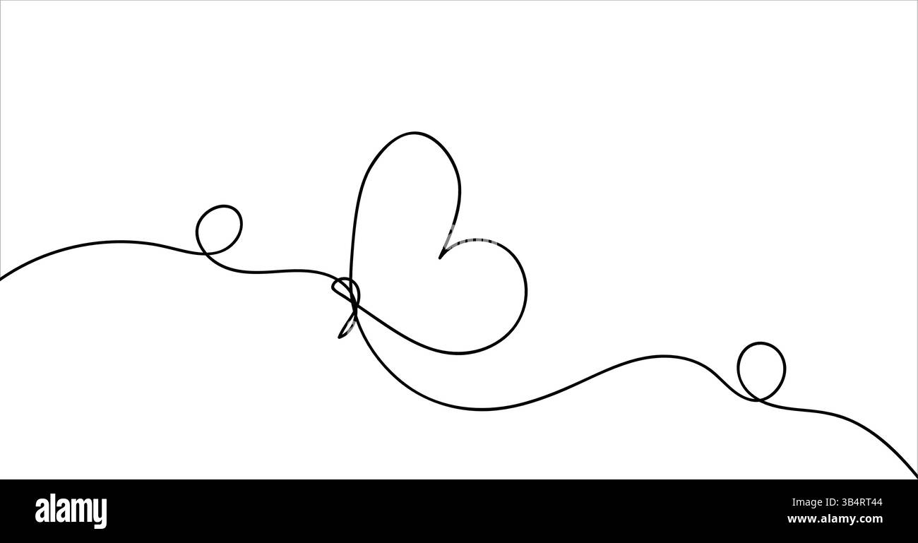 Minimalist Butterfly Line Art – simple Vector Outline Vector illustration Design Illustration de Vecteur