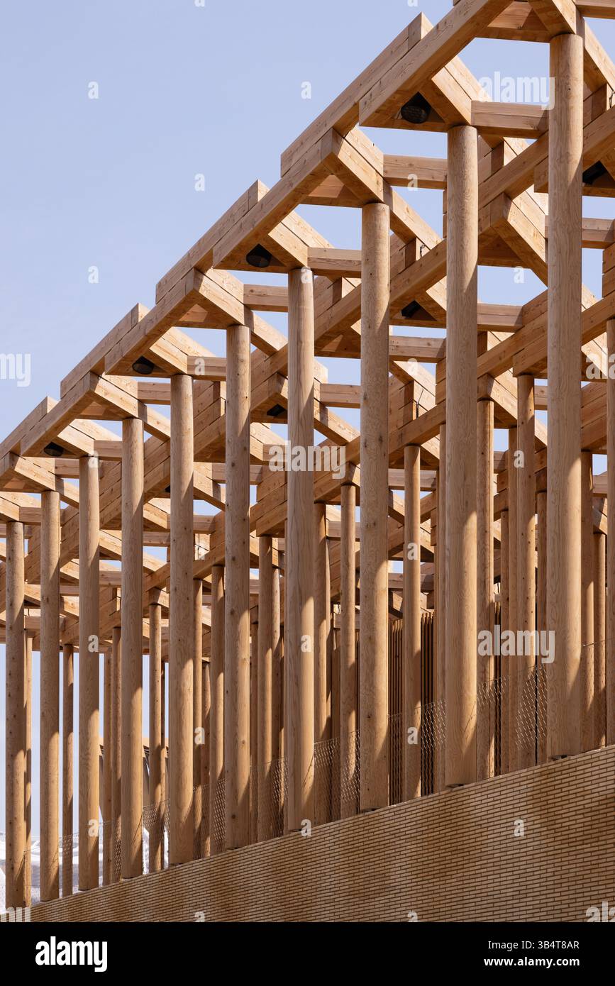 Pavillon Ouzbékistan à l'Expo 2025 Osaka, conçu par l'Atelier Brückner Banque D'Images