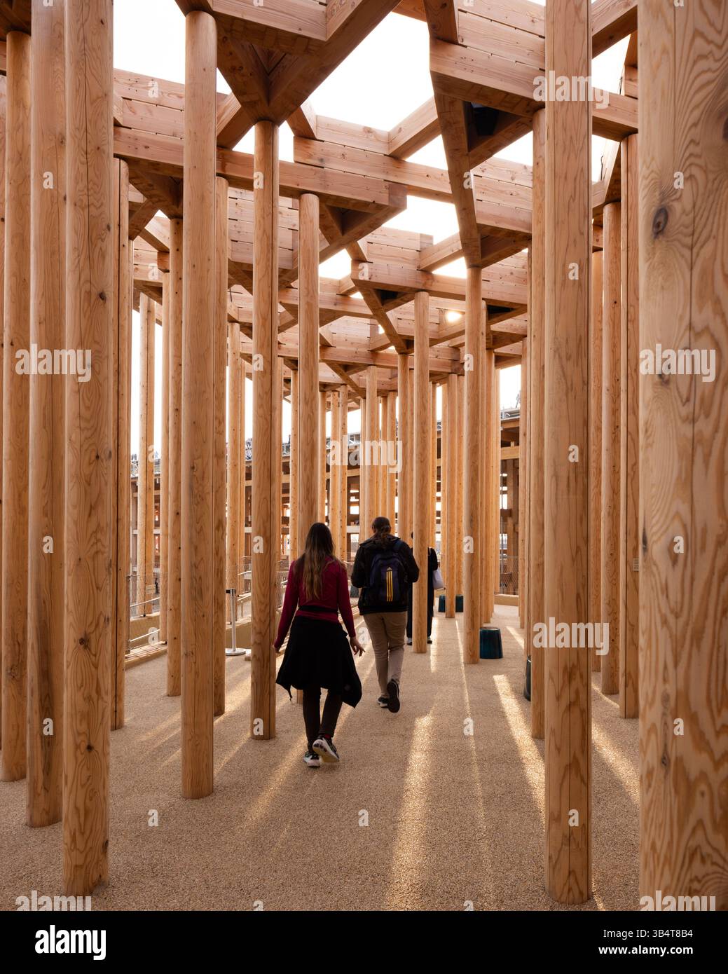 Pavillon Ouzbékistan à l'Expo 2025 Osaka, conçu par l'Atelier Brückner Banque D'Images
