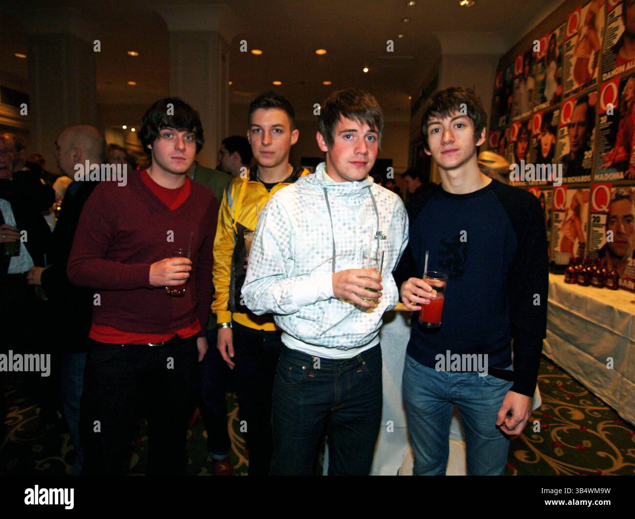 Arctic Monkeys Q Awards 2006 - Londres Banque D'Images Arctic Monkeys Q Awards 2006 - Londres Banque D'Images