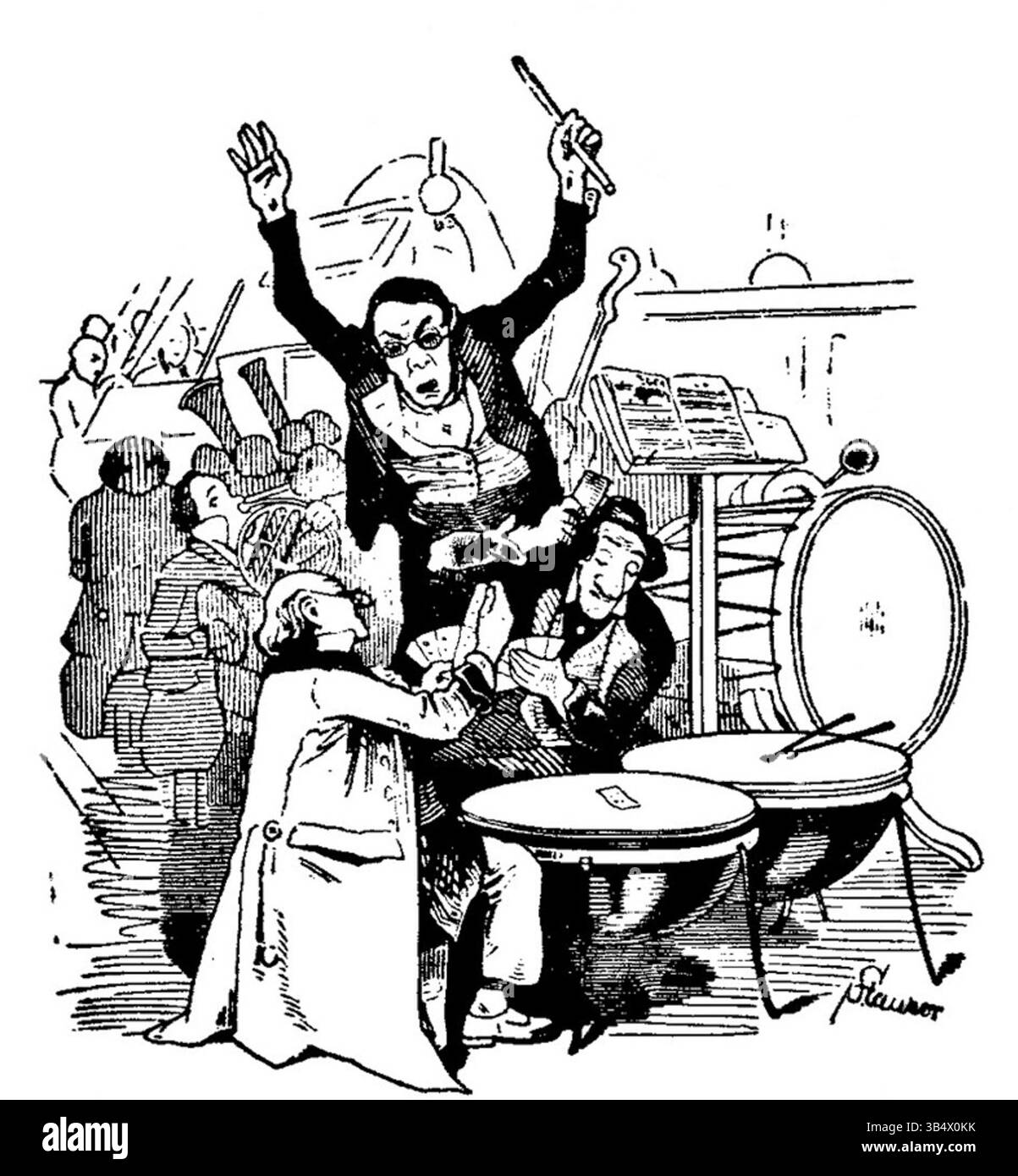 Cette illustration tirée de 'Fliegende Blätter' (1846), volume 2, numéro 41, présente un graphique allemand du XIXe siècle L'œuvre reflète la culture visuelle du milieu des années 1800, une période de développement significatif de l'impression et de l'illustration en Allemagne. Banque D'Images Cette illustration tirée de 'Fliegende Blätter' (1846), volume 2, numéro 41, présente un graphique allemand du XIXe siècle L'œuvre reflète la culture visuelle du milieu des années 1800, une période de développement significatif de l'impression et de l'illustration en Allemagne. Banque D'Images