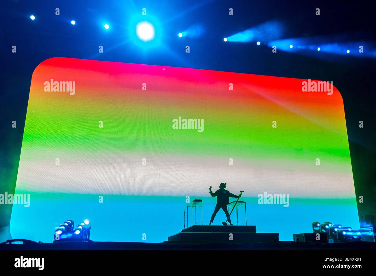 22 avril 2022, Indio, Californie, États-Unis : musicien électronique MADEON (HUGO PIERRE LECLERCQ) au Coachella Valley Music and Arts Festival à Indio, Californie (crédit image : © Daniel DeSlover/ZUMA Press Wire) Banque D'Images