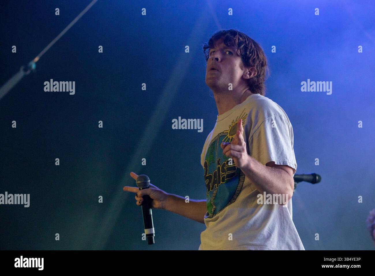 23 avril 2022, Indio, Californie, États-Unis : BRENDAN YATES de Turnstile au Coachella Valley Music and Arts Festival à Indio, Californie (crédit image : © Daniel DeSlover/ZUMA Press Wire) Banque D'Images