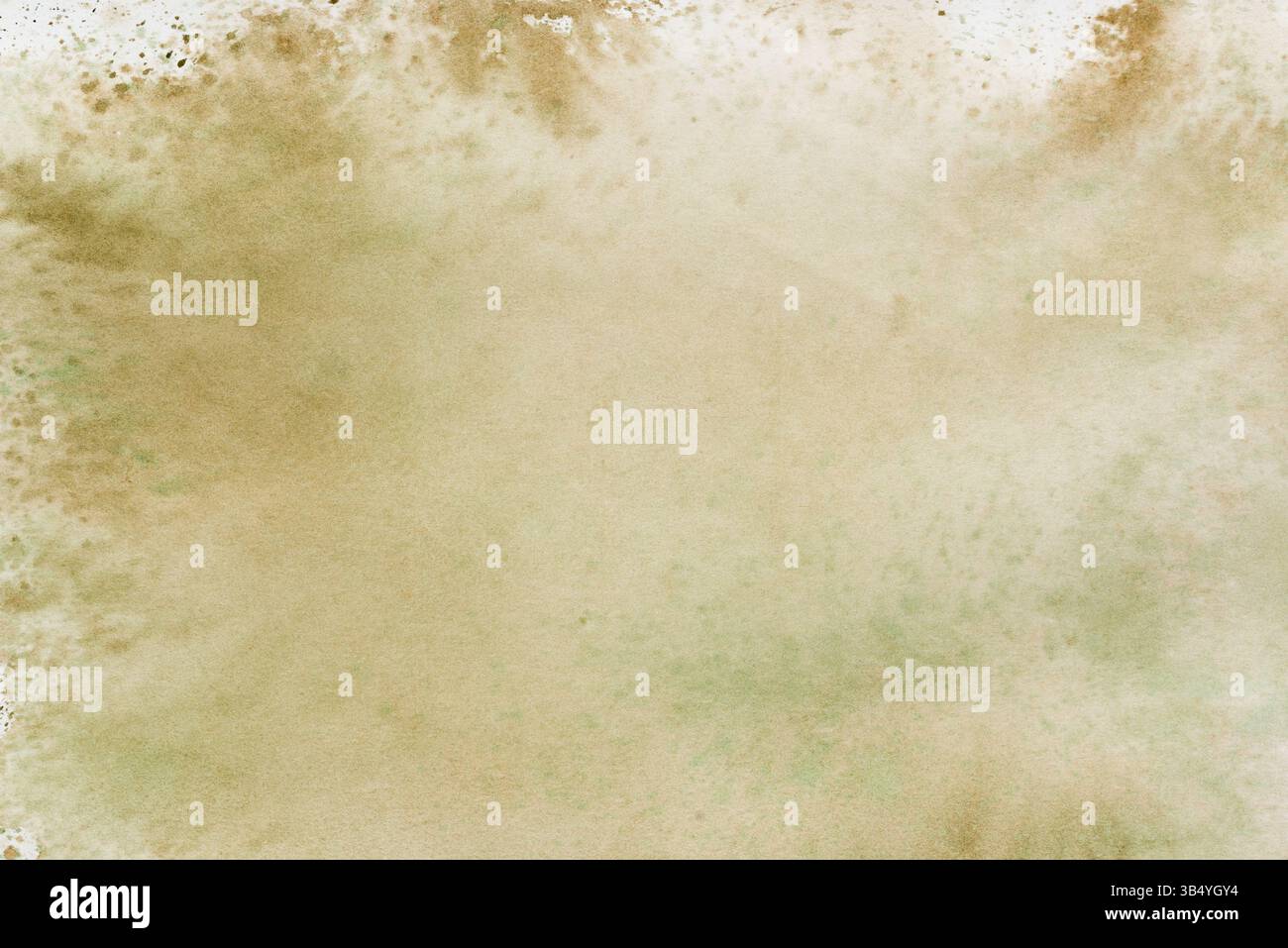 fond d'aquarelle peint kaki sur texture de papier Banque D'Images