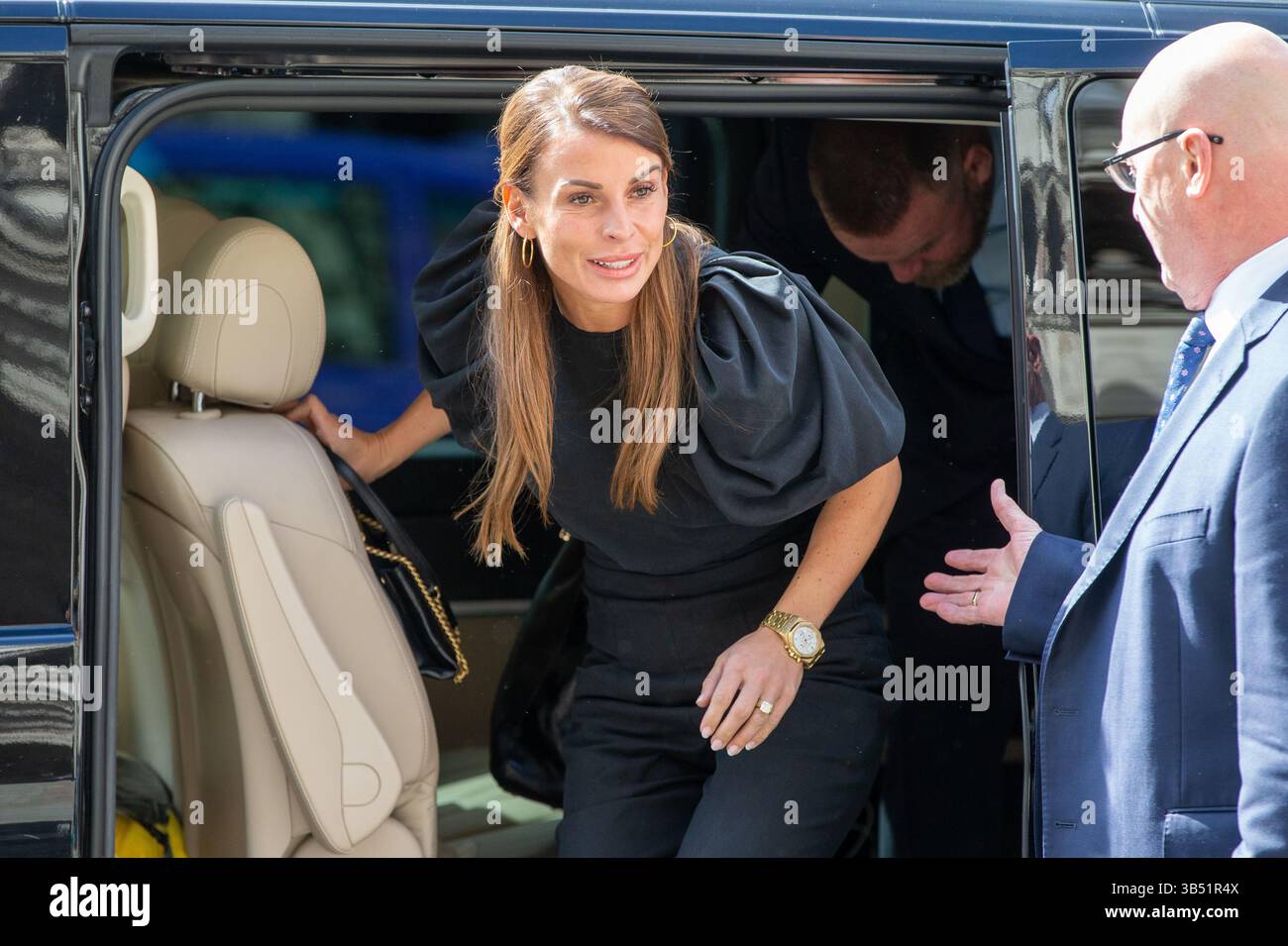 12 mai 2022, Londres, Angleterre, Royaume-Uni : COLEEN ROONEY arrive à la Cour Royale de Justice pour le troisième jour du procès en diffamation. (Crédit image : © Tayfun Salci/ZUMA Press Wire) Banque D'Images