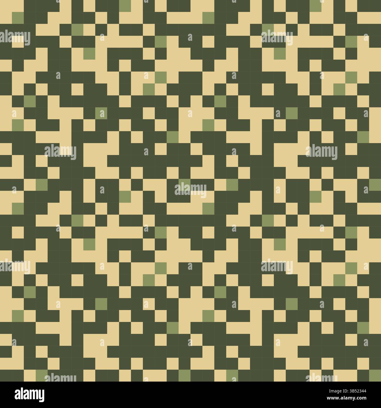 Modèle sans couture abstrait militaires ou formes carrées Illustration de Vecteur