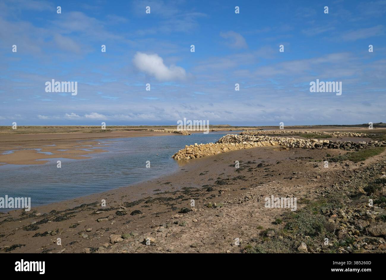 Burnham overy staithe, North Norfolk, Angleterre Banque D'Images